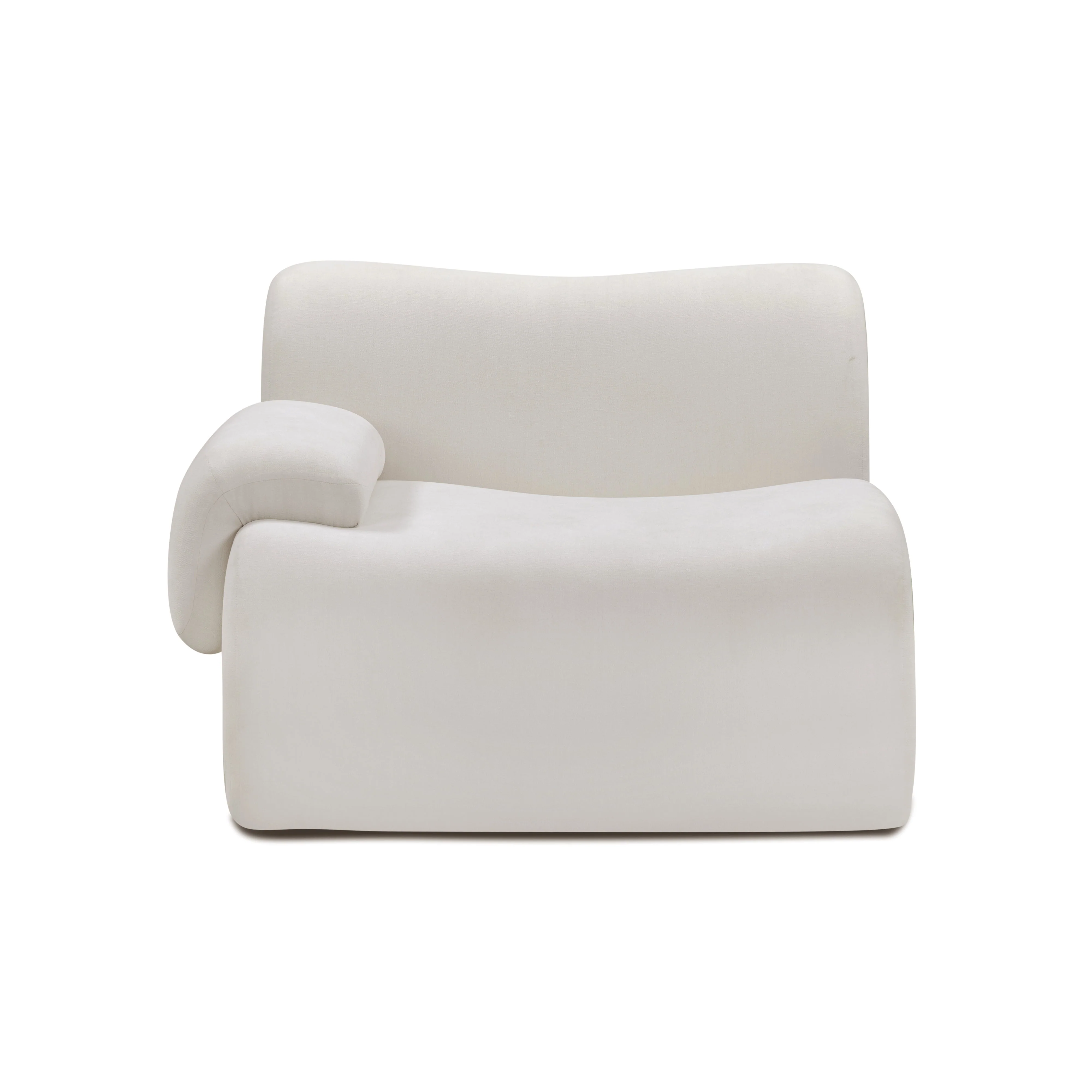 Zenith Contract-Grade Upcycled Fabric Corner Chair - Image 12