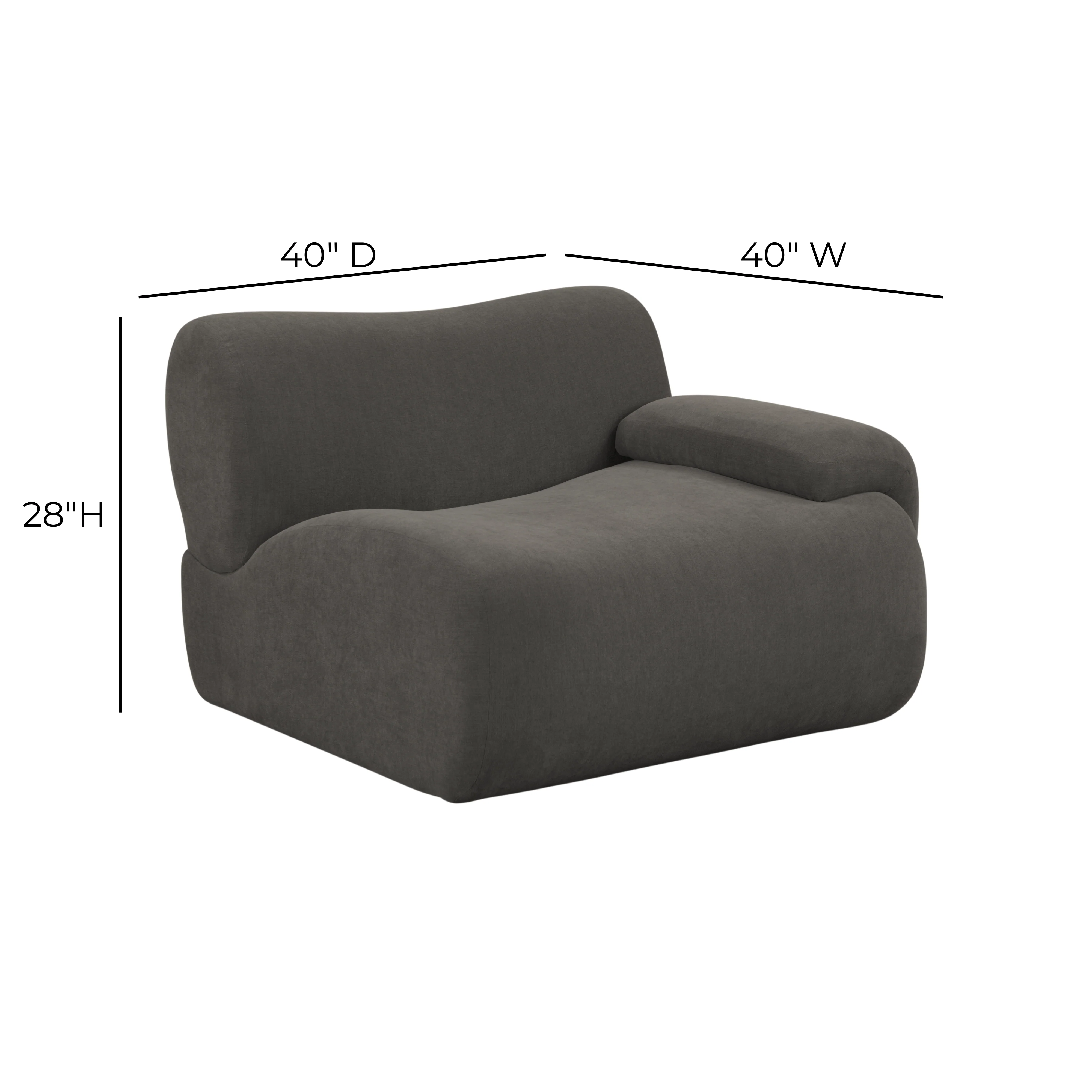 Zenith Contract-Grade Upcycled Fabric Corner Chair - Image 23