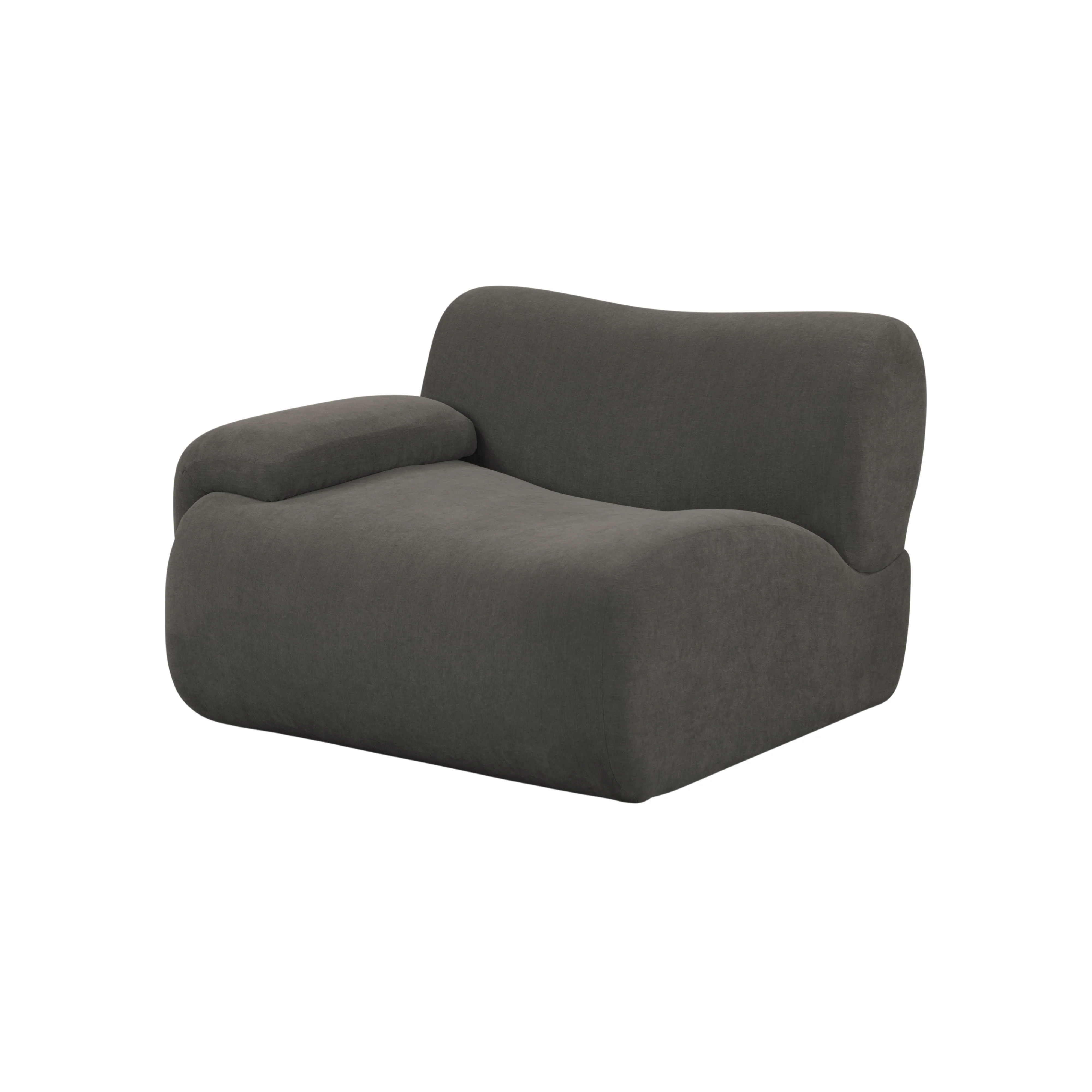 Zenith Contract-Grade Upcycled Fabric Corner Chair - Image 26