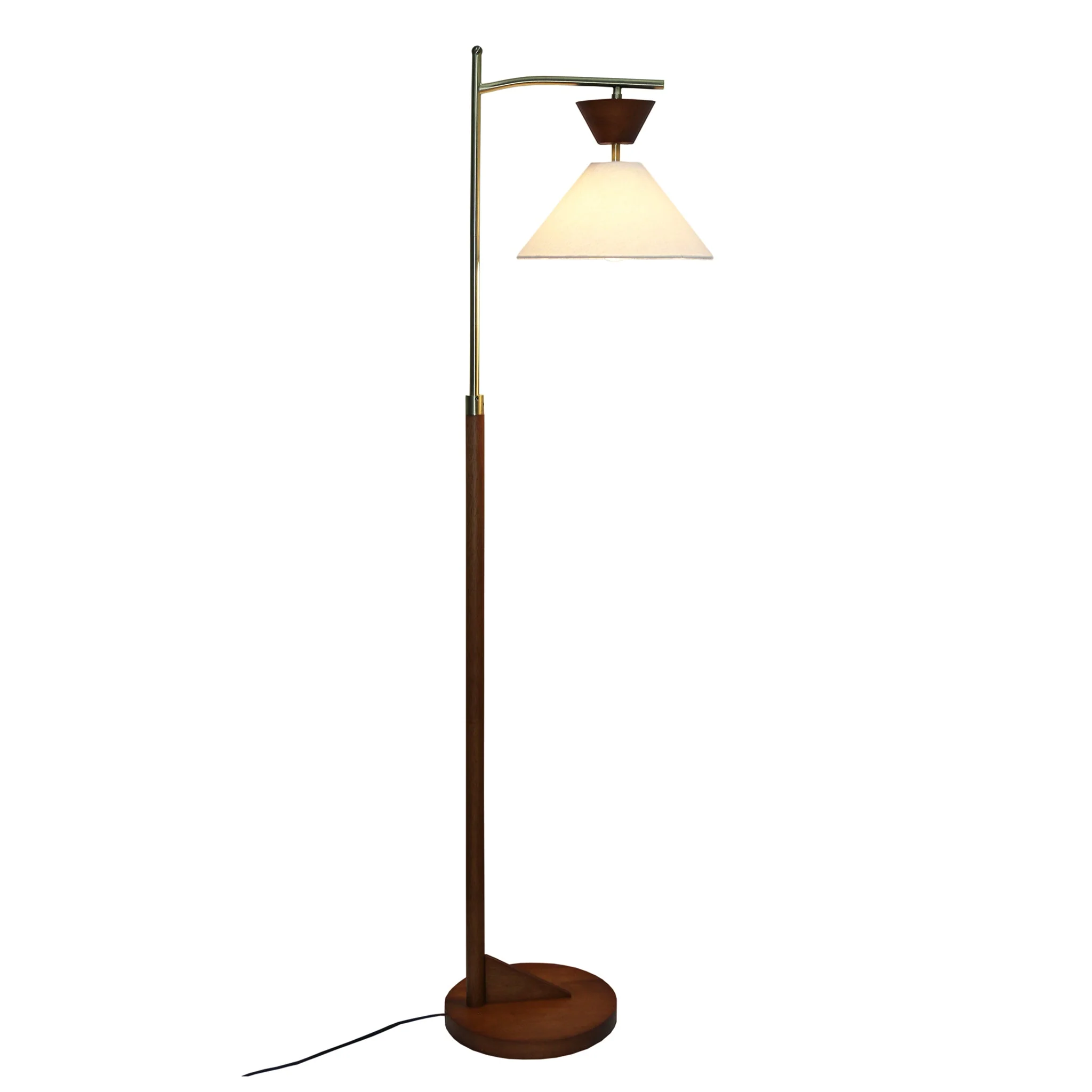 Zensa Brown Floor Lamp - Image 4