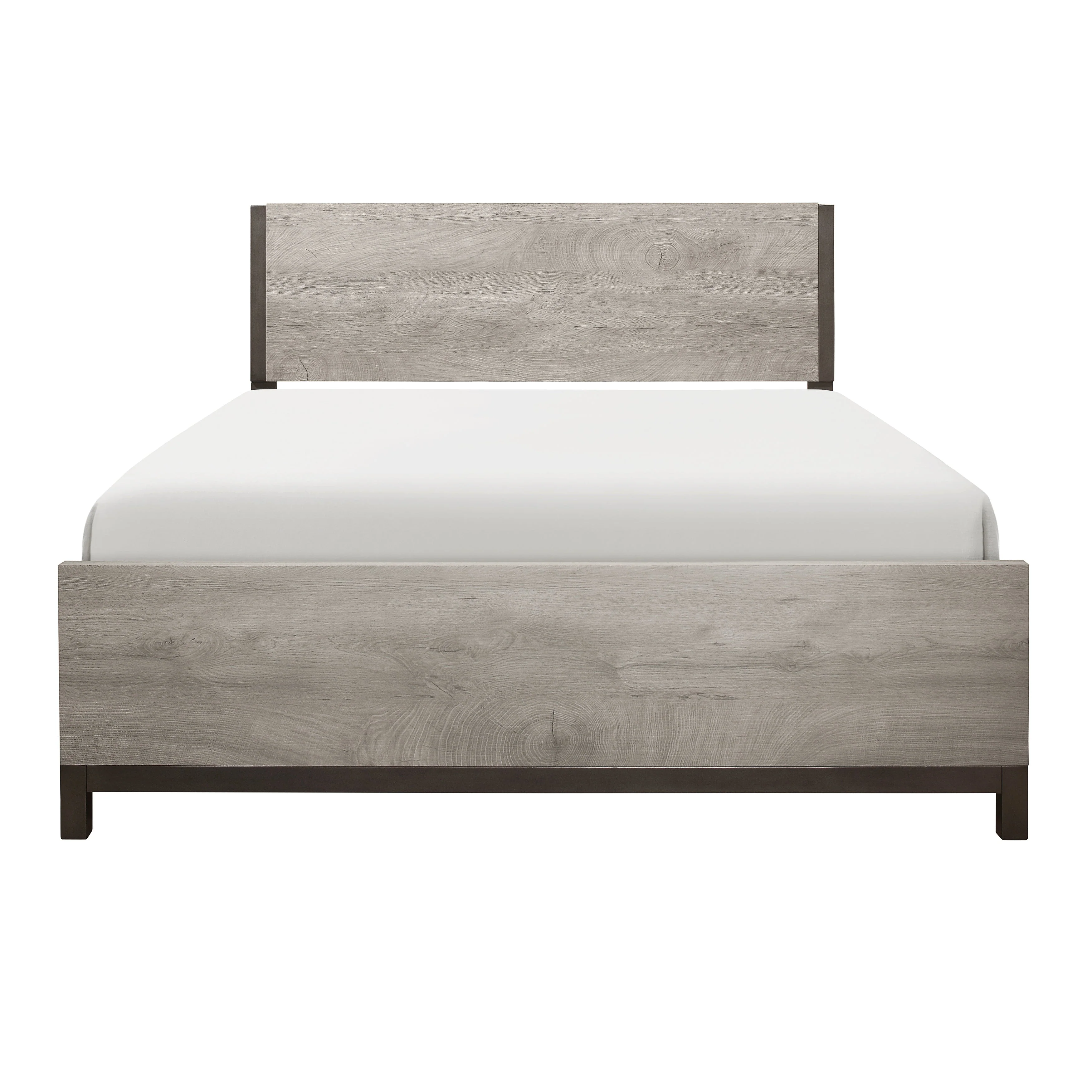 Zephyr Light Gray Panel Bedroom Set - Image 2