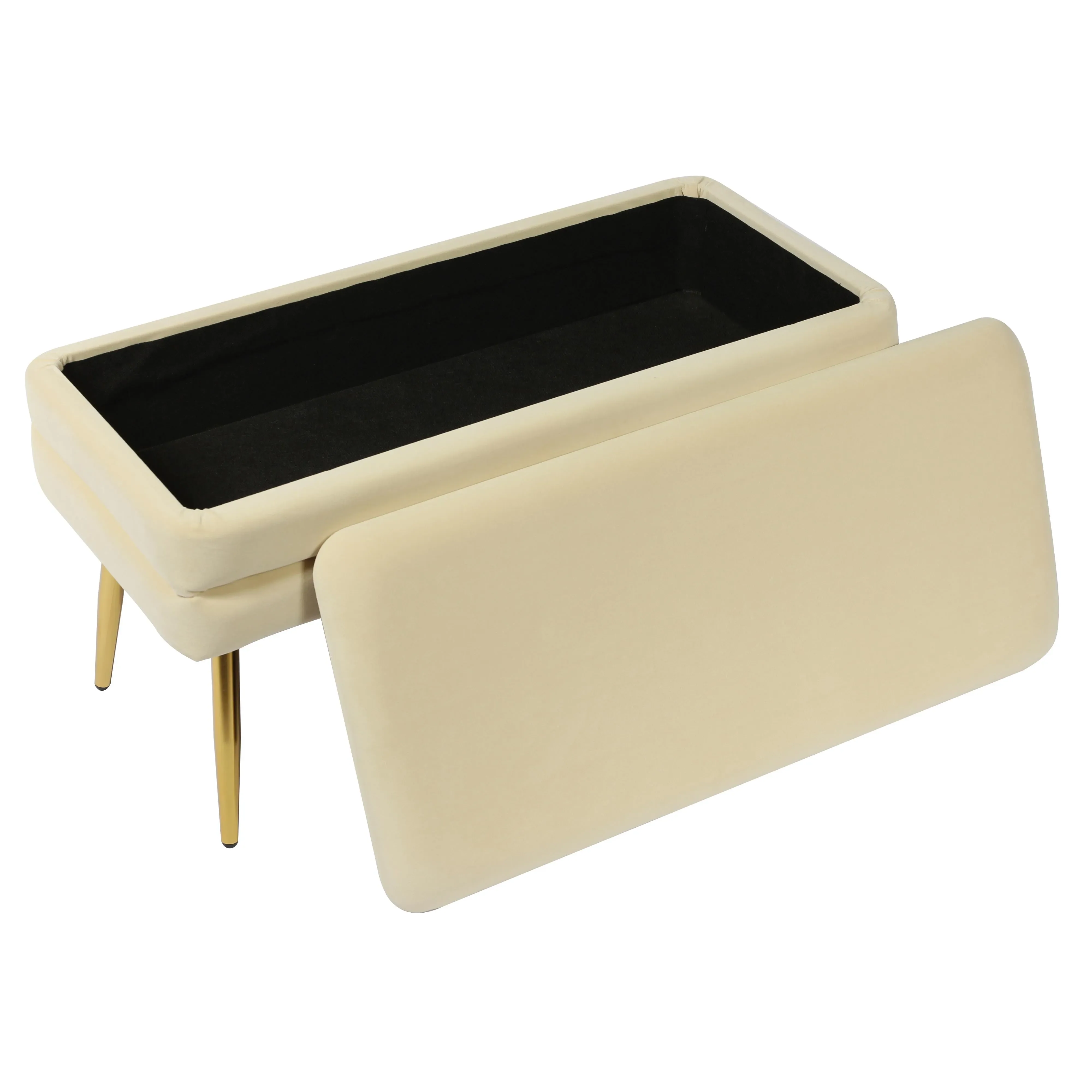 Ziva Velvet Storage Bench - Image 23