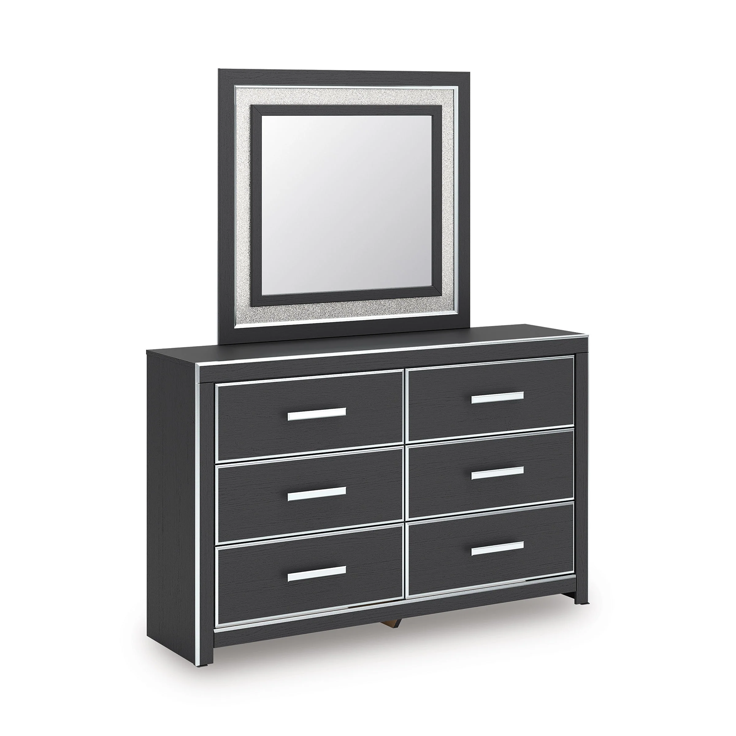 Zuraleus Black Upholstered Platform Bedroom Set - Image 12