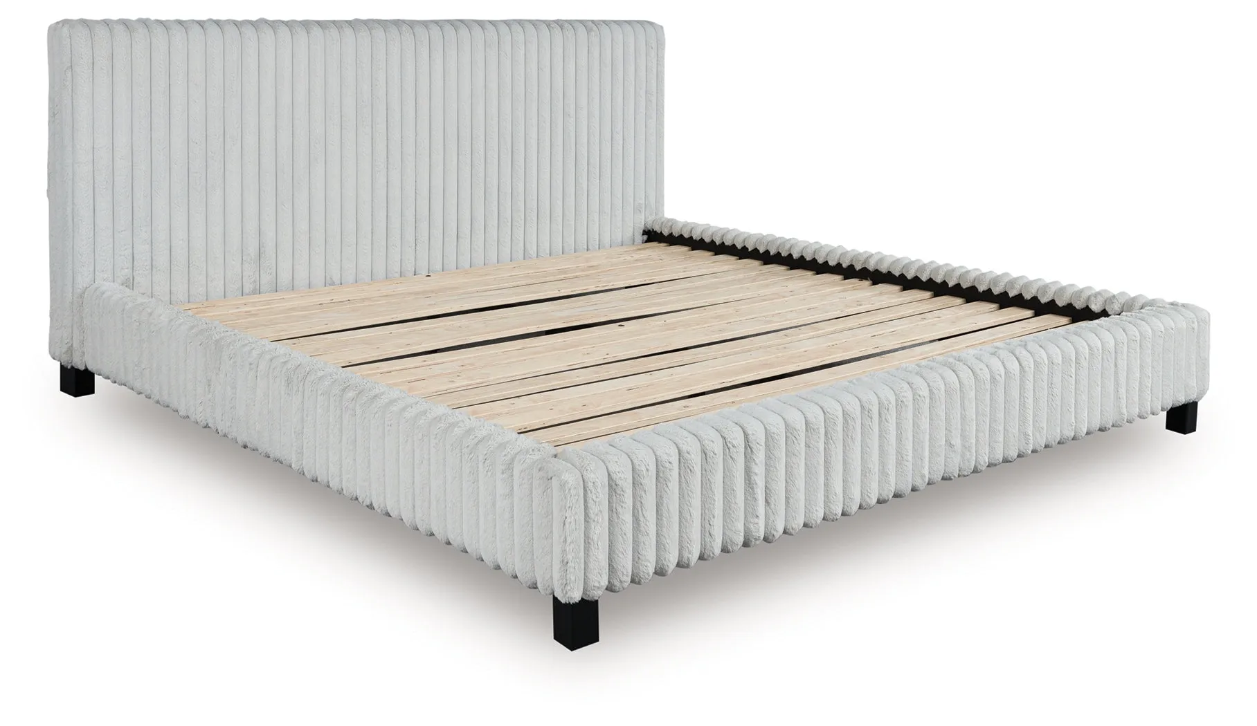 Zuraleus White Queen Upholstered Bed - Image 2