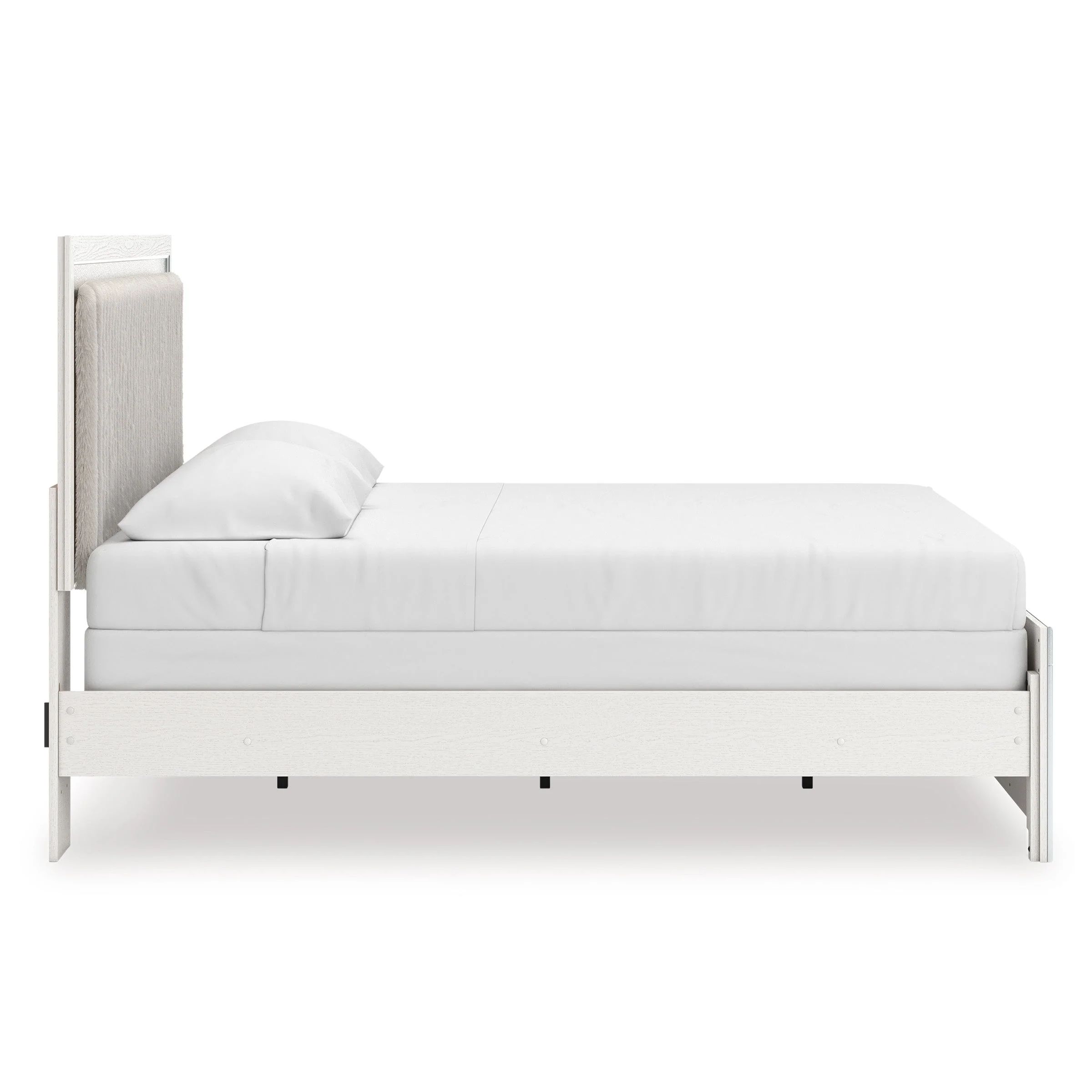 Zuraleus White Upholstered Panel Bedroom Set - Image 3
