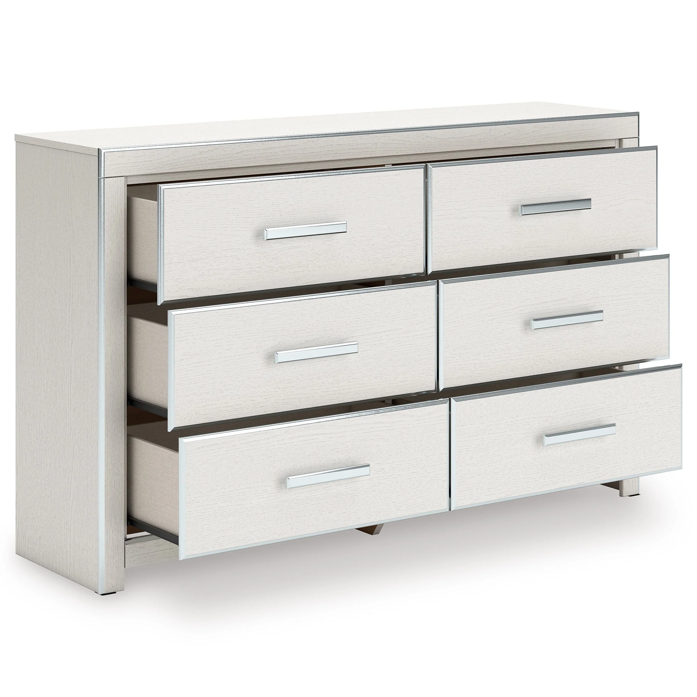 Zuraleus White Upholstered Platform Bedroom Set - Image 16