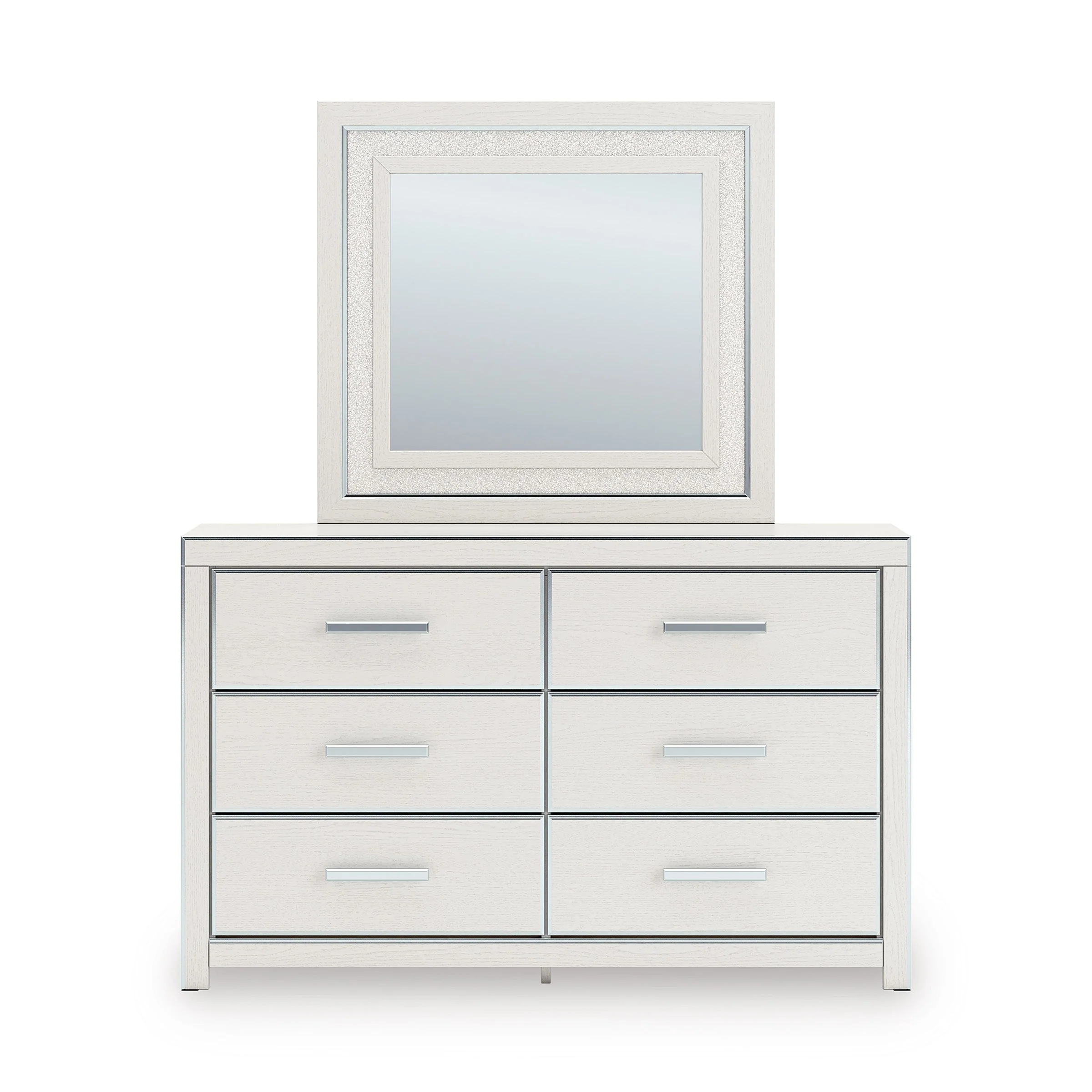 Zuraleus White Upholstered Platform Bedroom Set - Image 17